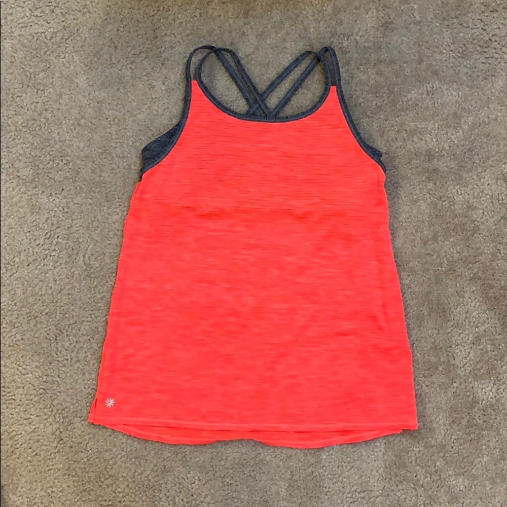 Athleta Girl Tank Top With Built In Bra